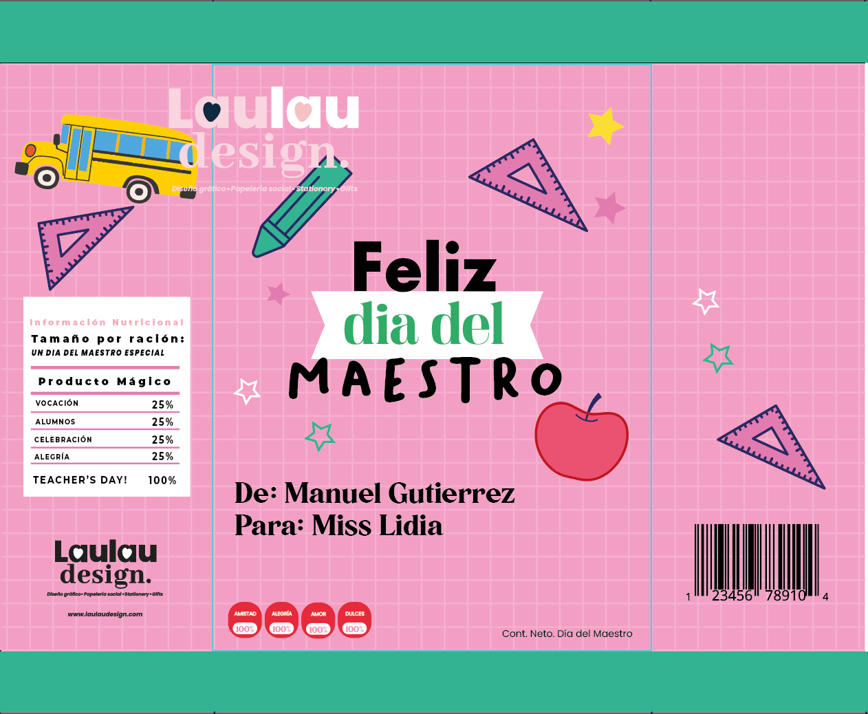 Chip Bags Dia del Maestro