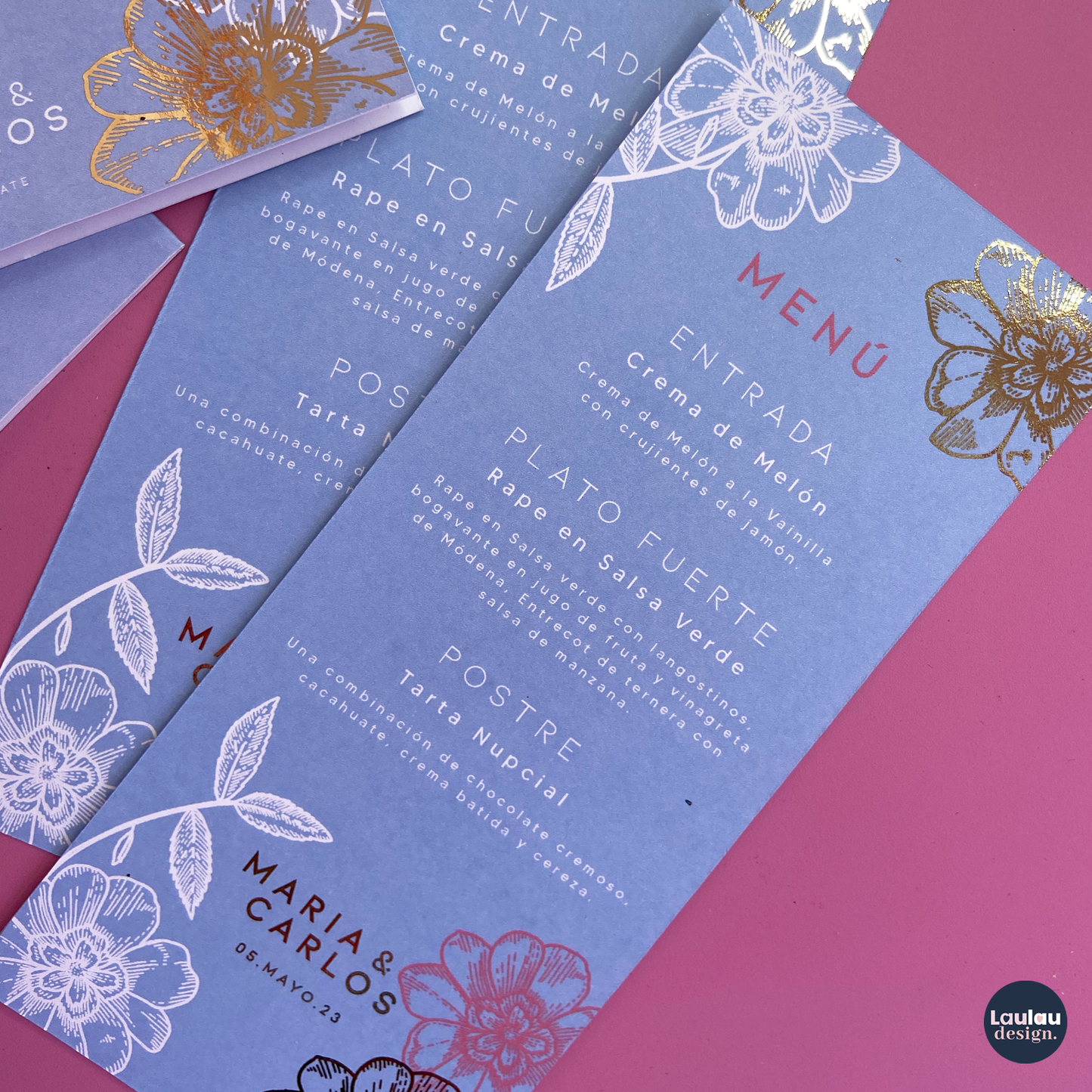 Menu and Table No. for Social Event