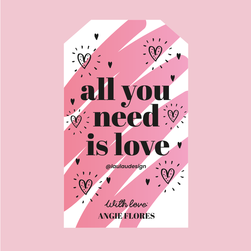 Tags Personalizadas San Valentín