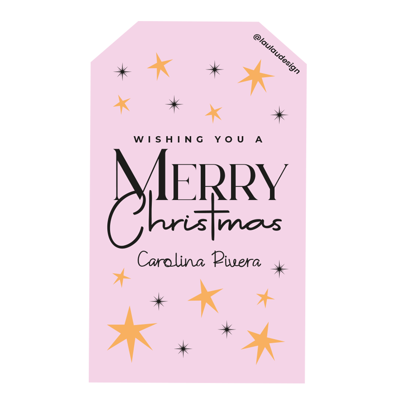 Tags Tarjetas Personalizadas Navideñas