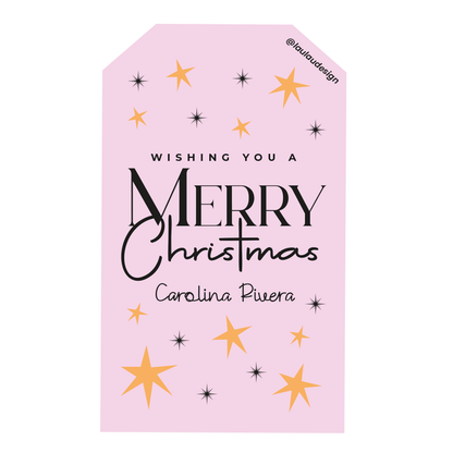 Tags Tarjetas Personalizadas Navideñas