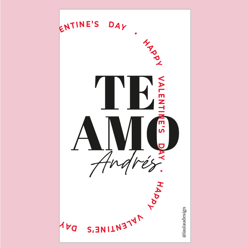 Etiquetas para Vino San Valentín