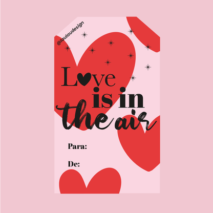 Tags Personalizadas San Valentín