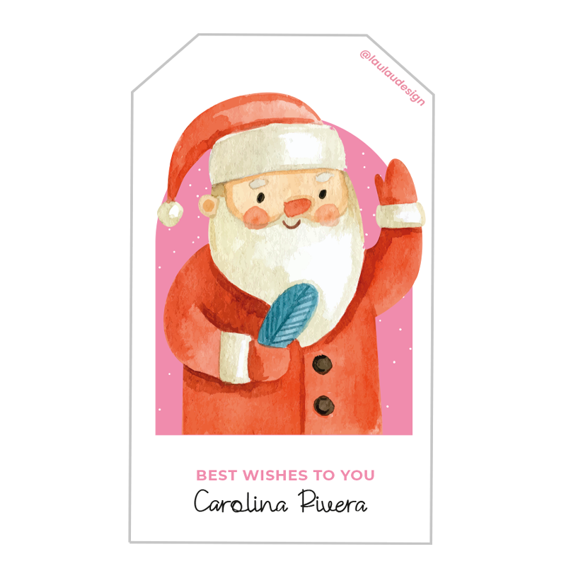 Tags Tarjetas Personalizadas Navideñas