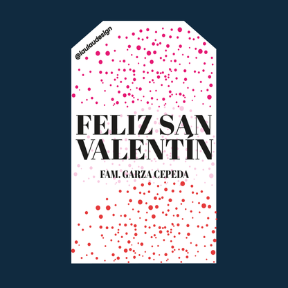 Tags Personalizadas San Valentín