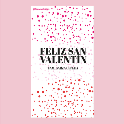 Etiquetas para Vino San Valentín