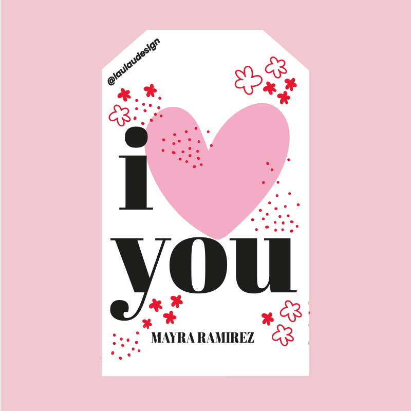 Tags Personalizadas San Valentín
