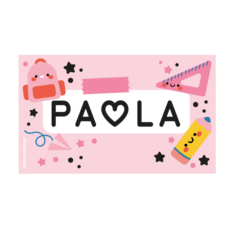 Etiquetas Personalizadas para Pequeños
