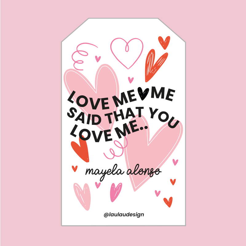 Tags Personalizadas San Valentín