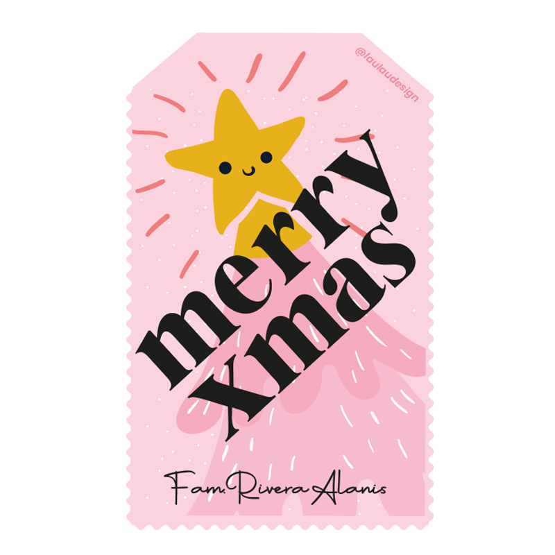 Tags Tarjetas Personalizadas Navideñas