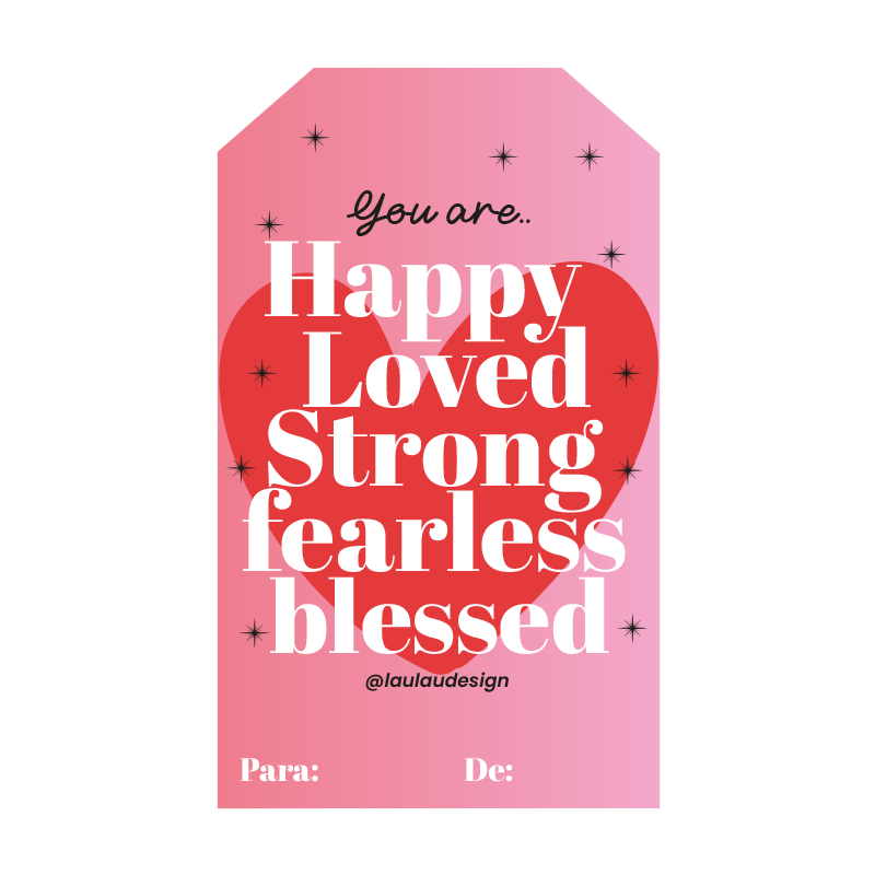 Tags Personalizadas San Valentín