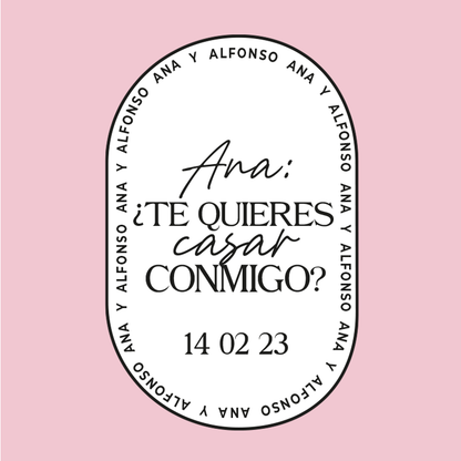 Etiquetas para Vino San Valentín